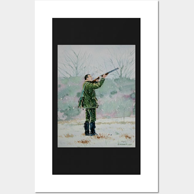 Shooting clays Wall Art by arlyon